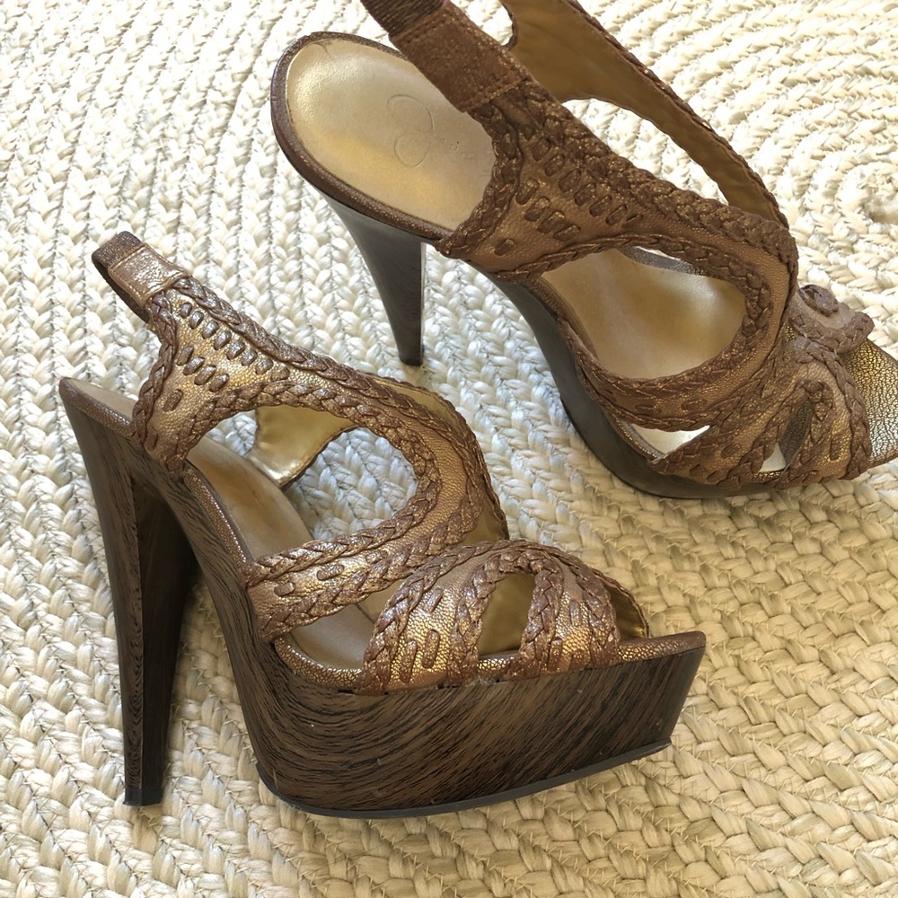 Jessica Simpson platform dress sandals